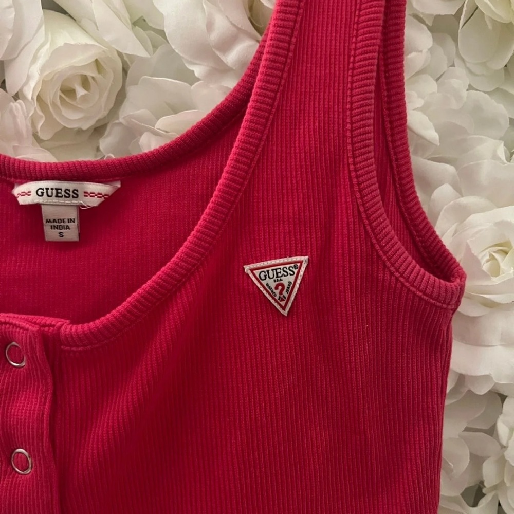 Guess hot pink top